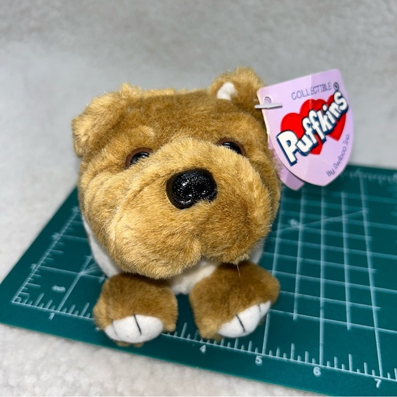 Puffkins Mini Collection 4.5" dog plush #6654 Bosley 1998 - Picture 8 of 12